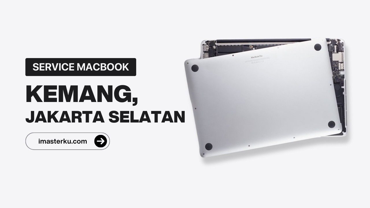 Service MacBook di Kemang: Perbaikan komponen MacBook seperti logic board, harddisk, dan SSD.